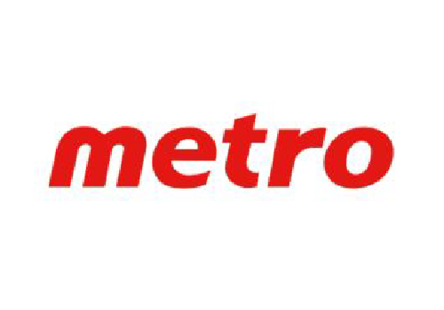 A metro logo is shown in red and white.