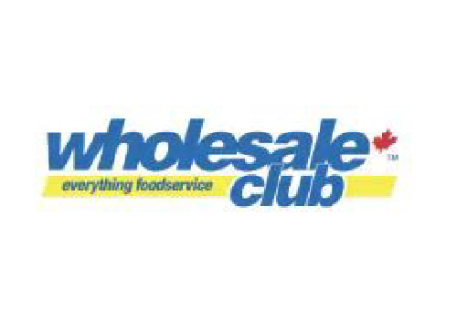 A logo for the wholesale club.