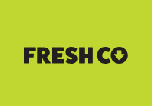 A green background with the words " fresh co ".