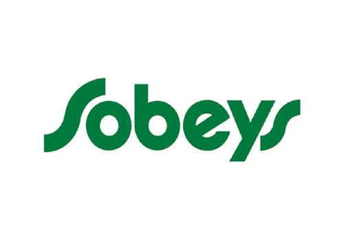 A green and white logo of sobeys.